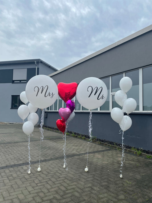 Riesenballon - Mr & Mrs Set