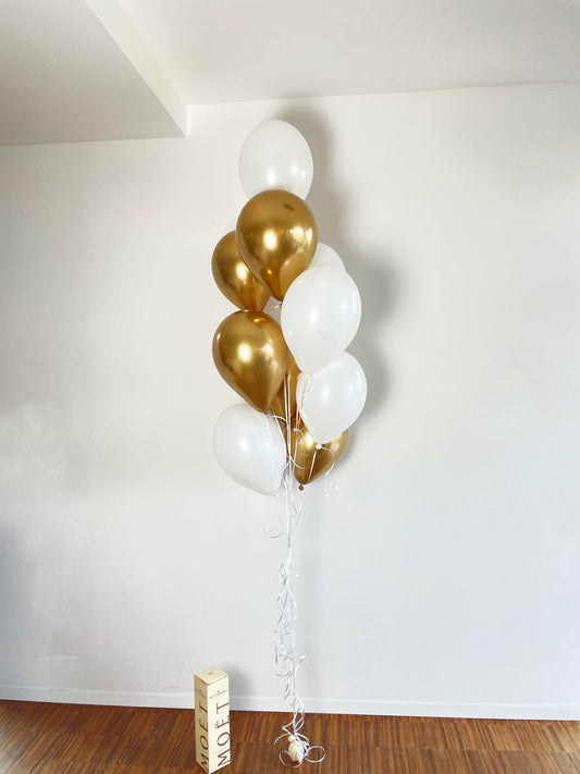 Ballon Bouquet + Moët Champagner