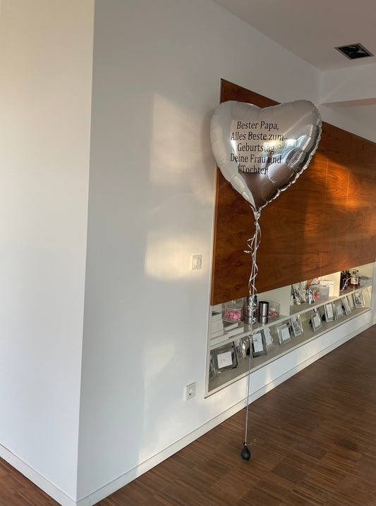 Helium Ballon - XXL Herzen (Personalisiert)